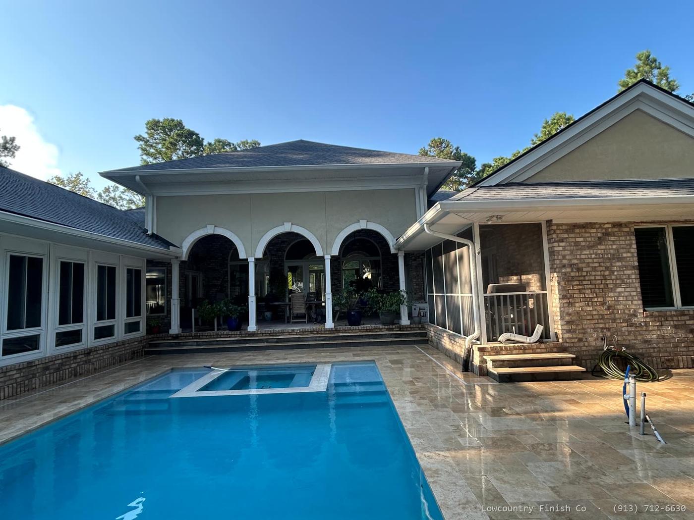 finished tile and stone work