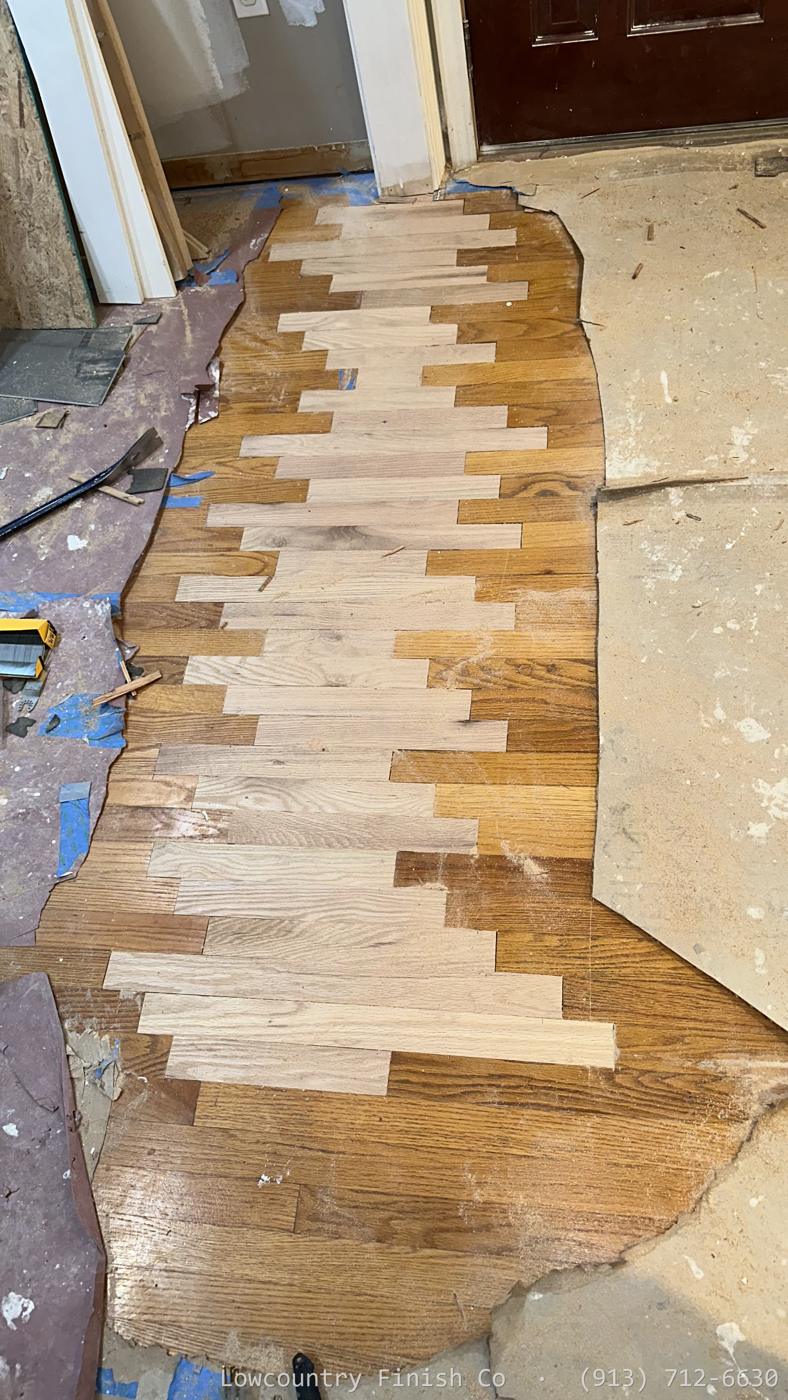 refinished hardwood floor