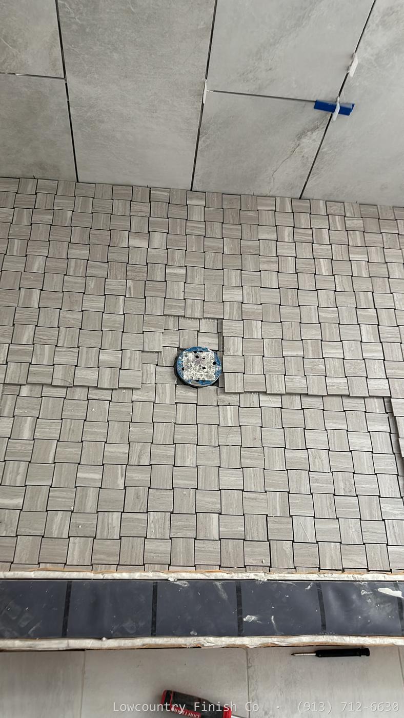 tile floor work